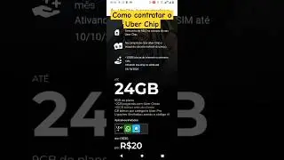 Uber Chip | Plano de internet da Uber vale a pena?