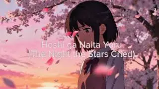 Hoshi ga Naita Yoru 🌙✨ | Emotional Anime Song | Sad but Warm Night Vibes