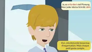 Allemand facile Lektion 55: Nachhaltigkeit und klimaschutz/ Durabilit&eacute; et protection du climat.