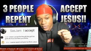 3 People Repent & Accept Jesus As Lord And Savior After Hearing The GOSPEL!!!
