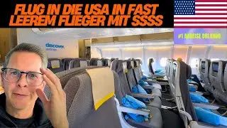 #1 / Economy Discover Airlines München nach Orlando / Einreise USA mit SSSS / Flight Report / Vlog