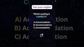 Sp12 Which spelling is correct? #learnspelling #spelling #spellingmistakes #englishshorts #spells