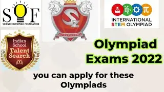 Olympiad Exams 2022-23 | Sof olympiad | SilverZone | IMO | NSO