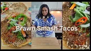 Prawn Smash Tacos l Better than the smash burger tacos l Arubakes