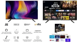 Onida 80 cm(32 inches)HD Ready Smart LED Fire TV 32HIF3(Black) #smartledtv #tv #electronic #32inchtv