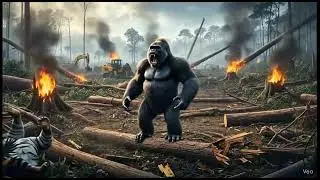 GORILLA VS TIGER FIGHTING STORY AI REVIEW ANIMAL VIDEO #aivideo #youtube 