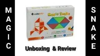 Unboxing & Review of Cubelelo Magic Snake 🐍| #cube #snake #magic | @HJ_TC
