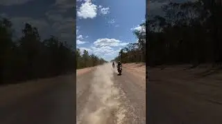 Family adventure to the top of Australia, definitely got dusty!! #motorcycleadventure