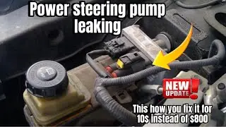 2013 infinity Jx35 power steer pump leaking easy fix #automobile #infinity #mechanic #diy #hiphop ￼