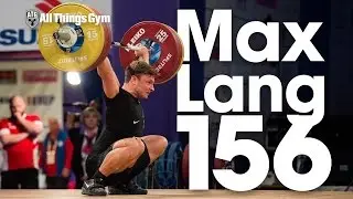 Max Lang (76.2kg, Germany) 156kg PR 2017 European Weightlifting Championships