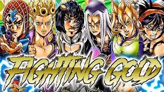 【5部OP 歌詞付き】ジョジョの奇妙な冒険 黄金の風『Fighting Gold - Coda』フル JoJo's Bizarre Adventure OP9 Golden Wind OP1 FULL