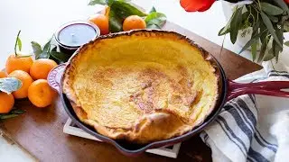 Citrus Dutch Baby Pancake