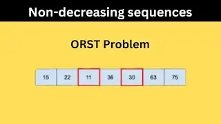 Non-decreasing sequences -- ORST