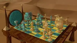 Egyptian Chess set Animation