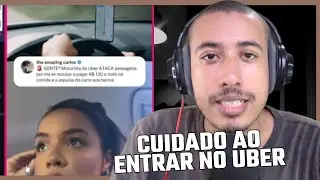 UBER EXPULSA MULHER DO CARRO POR N&Atilde;O PAGAR FORA DO APP