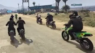 Gta 5 Dirt bike on / off-road racing fun