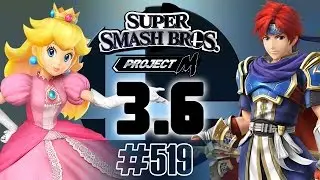 Super Smash Bros: Project M [3.6] Peach Vs Roy | #519