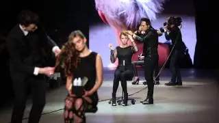 L'Oreal haarshow tijdens de AFW