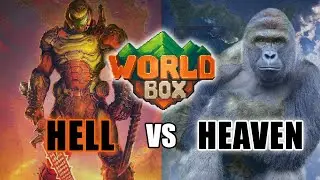 I Sent People To Heaven And Hell Just To Have Them Battle - Worldbox