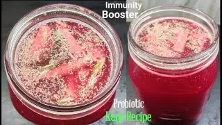 Kanji Recipe | Probiotic Immunity Booster Gajar Ki Kanji Drink Recipe | Shobha 