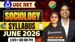🔥 UGC NET Sociology Syllabus June 2026 | Complete & Updated | Strategy + Live Class