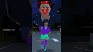 mio sembunyi dari 2 monster polisi #sakuraschoolsimulator #trending #fyp #shorts