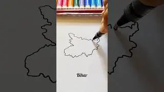 Bihar 🔥 Next? #wow #map #bihar #drawing