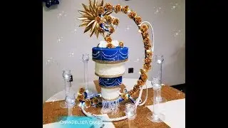 Otrooooo!!! Chandelier cake /pastel de candelabro lean la descripcion abajobante de ... 😍😘😍😄