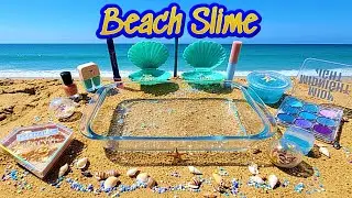 &ldquo;🌊 Makeup Slime on the Beach theme 🏖️ Relaxing Sea & Sand ASMR for Sleep 😴✨&rdquo;