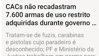Mais uma errada da Falha de SP requentando PF Recad