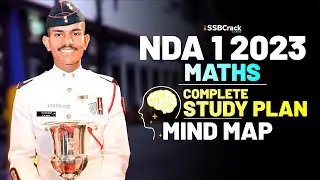 NDA 1 2023 Exam Maths Complete Study Plan & Mind Mapping