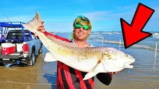 Epic Bull Redfish Run in Galveston, Texas | 40-Inch Monsters Hooked on the Upper Texas Coast!