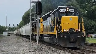 WAMX 4236 Returns! An EMD Kind of Day in Terre Haute, IN