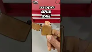 Как перепаковать вставку Zippo #шорты #zippo #как #вставить