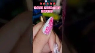 Rose Look Create Nailart Design At Home #nails #nailart #shorts #viralvideo #nailtutorial#nailtrends