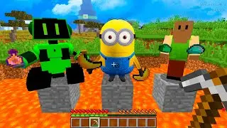 WHO to SAVE BOOGIE BOT or MINION with HAMOOD HABIBI in MINECRAFT - Cursed Gameplay Movie Traps