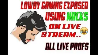 Rowdy Gaming hacking exposed | Hacking in his LiveStream