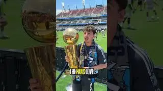 The Larry O&rsquo;Brien Trophy met so many different creators on its journey to the NBA Finals!
