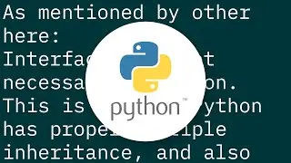 How do I implement interfaces in python?