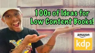 Amazon Kdp Low Content Book Ideas