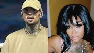 Крис Браун выводит Саммер Уокер на сцену во время Breezy Bowl в Лас-Вегасе | Крис Браун и Саммер