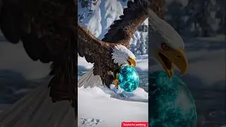 The eagle who raised a peacock 🦅💔#emotional animal story #shorts