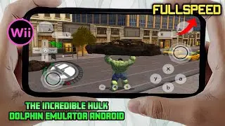 THE INCREDIBLE HULK Wii Gameplay Android | Dolphin Emulator Android + Gamepad Gamesir-X2