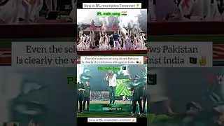 PSL and IPL resumption ceremony&hearts;️🇵🇰&hearts;️#pakindiawar