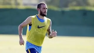 Aleix Vidal trains with FC Barcelona B