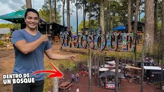Todos en EL SALVADOR quieren ir a este NUEVO lugar 🌲🪵 Plaza El bosque 😍