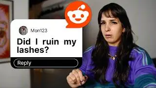 Lash Artist Answers Client Questions from Reddit