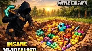 MINECRAFT BUT' DIRT DROP OP OP ITEMS! 