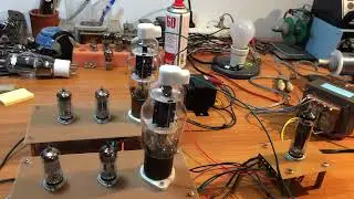 AMPLI EZ81 EF86 ECC82 807 STEREO
