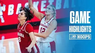 Indiana at Nebraska | HIGHLIGHTS | Big Ten Women's Basketball | 01/08/2026